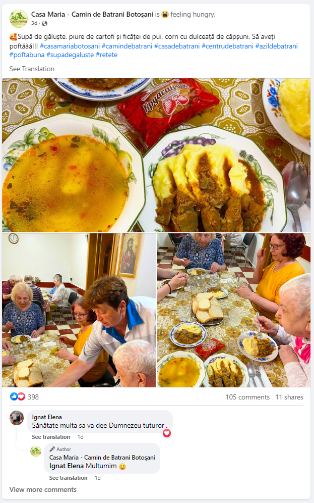 azil de bătrâni botosani